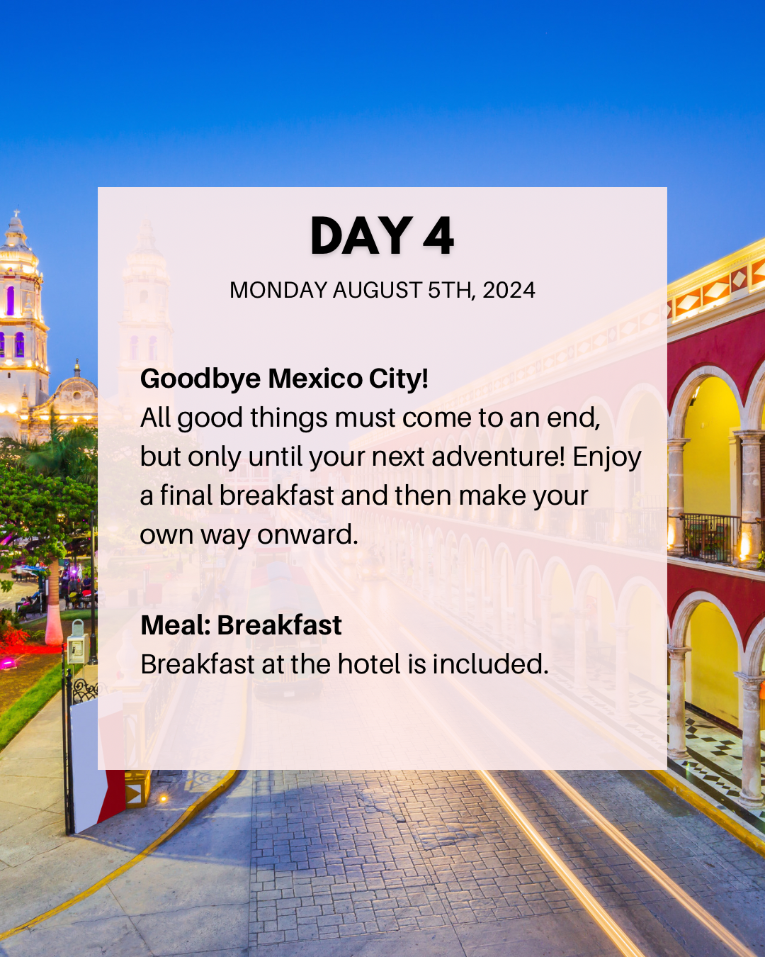 Ali Jackson TrovaTrip Mini Trip Mexico Promotion Example