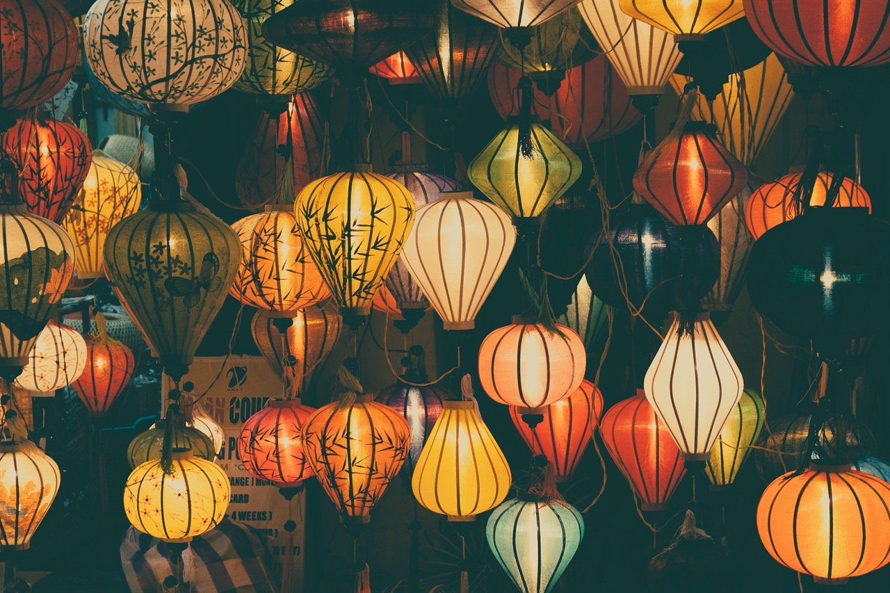 Lanterns in Vietnam.